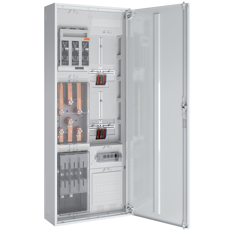 ABN - Zähler-Komplettschrank Wandlermess-Schrank 200A WM209X6812 TAB HH Zugang