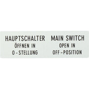 Eaton - Zubehör/Ersatzteile für Niederspannungs-Schalttechnik Zusatzfrontschild ZFS61/62-T0 Deutsch/Englisch