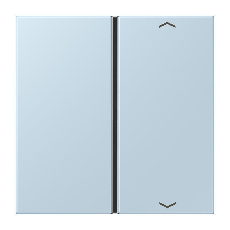 Jung - Abdeckung/Bedienelement für Installationsschalterprogramme Taste 1fach m. Pfeilsymb. LC 401 TSAP 208 outremerclair