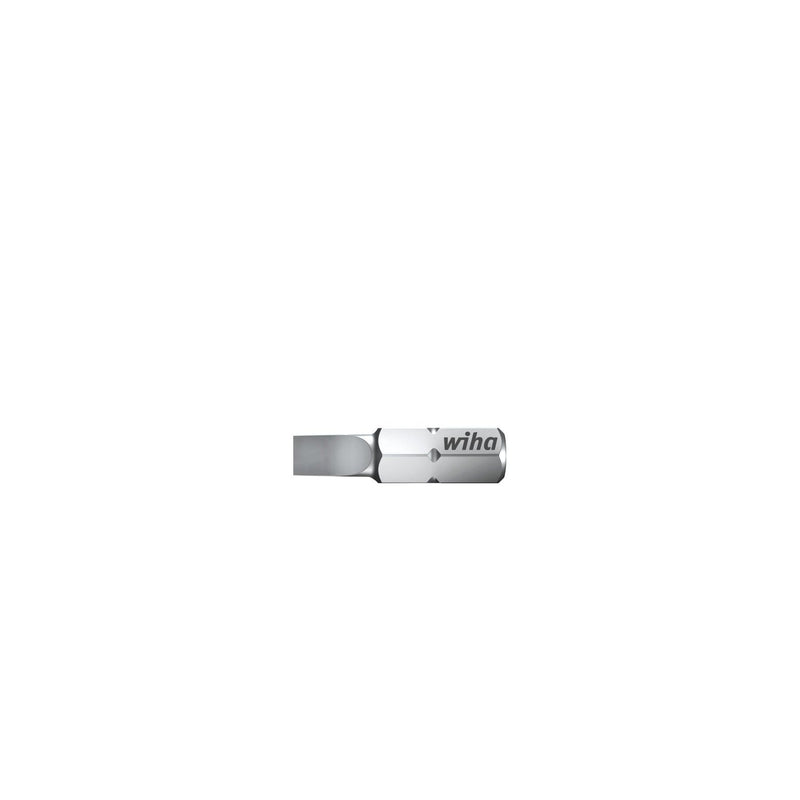 Wiha - Bit Schlitz-Standard-Bit 7010 Z 0,6x4,5x25 Form C 6,3 − 10 Stück