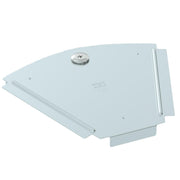 OBO Bettermann - Deckel Bogen für Kabeltragsystem Deckel für 45Grad-Bogen RBD 45 150 DD B150mm, bandverzinkt