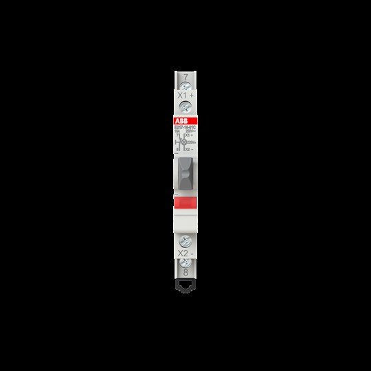 ABB Stotz S&J - Taster für Reiheneinbau Leuchttaster E217-16-01C220 rot