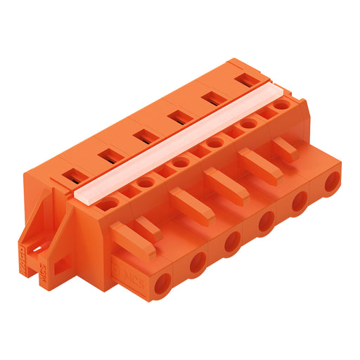 WAGO - Kabelsteckverbinder für Leiterplattensteckverbinder 1-Leiter-Federleiste 231-706/027-000 CAGECLAMP,2,5mm²,or − 25 Stück