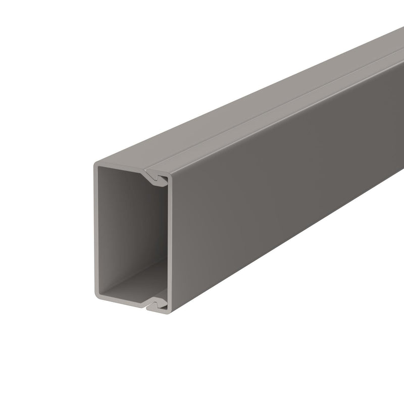 OBO Bettermann - Leitungsführungskanal Wand+Deckenkanal m.Obert. WDK25040GR 25x40mm,PVC − 24 Meter