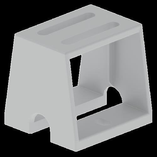 Unex - Ausleger für Kabeltragsystem Iso. Längsträger aus U23X 66075 lichtgrau 75 − 4 Stück by Unex
