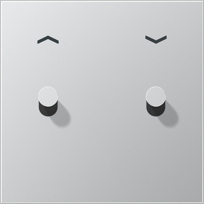 Jung - Abdeckung/Bedienelement für Installationsschalterprogramme Abdeckung mit Kipphebel AL 12-5 P K 0 Kegel, 1fach, alu
