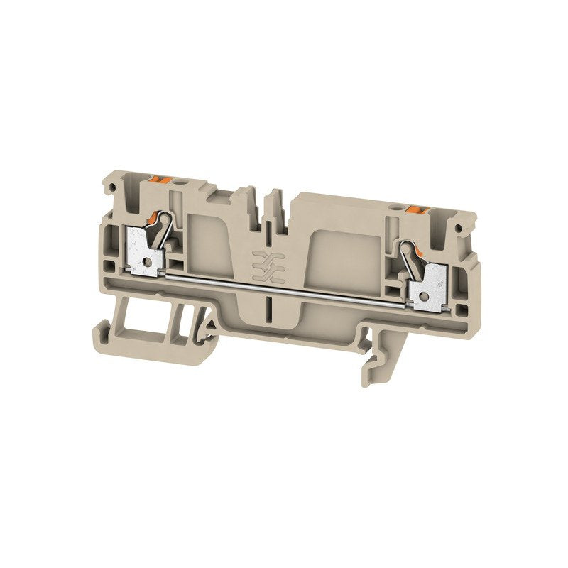 Weidmüller - Durchgangs-Reihenklemme Durchgangsklemme A2C 2.5 /DT/FS 0,14-2,5 qmm, beige − 100 Stück