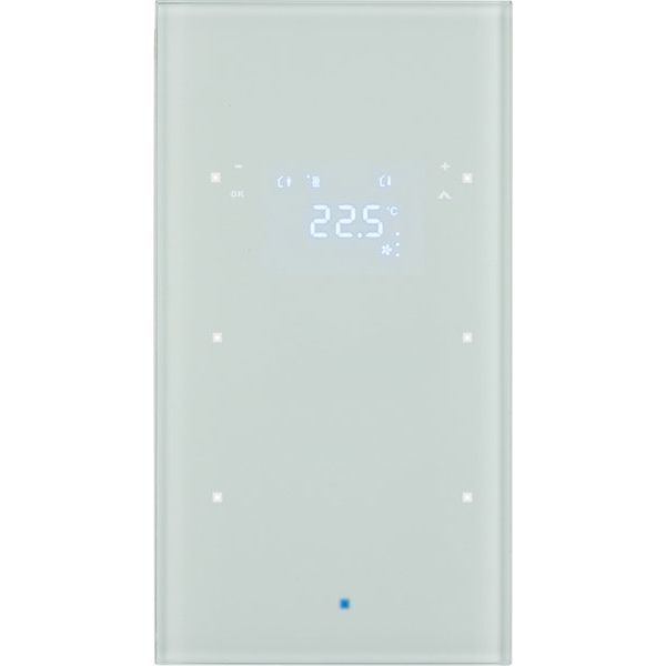 Berker - Bussystem-Tastsensor Glas-Sensor 2fach 75642030 Temperaturreg. pows