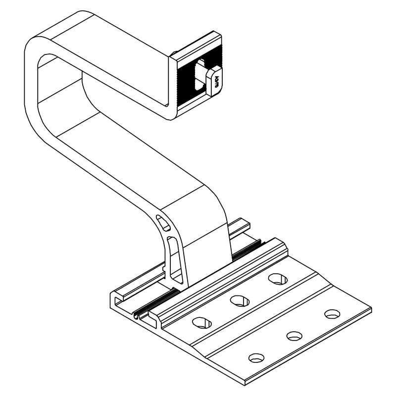 K2 - Photovoltaik-Dach-/Fassadenbefestigung Dachhaken 2001928 SingleHook 1.1