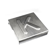 ABB Stotz S&J T&B - Kabelmarkierungssystem Markierungszeichen YID-CHAR-K V4A "K" − 100 Stück