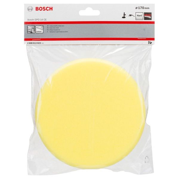 Bosch - Trenn-/Schleifscheibe Schaumstoffscheibe hart 2608612023 (gelb), 170 mm