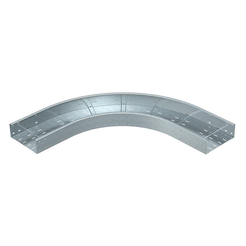 OBO Bettermann - Bogen für Kabelrinne Bogen 90 WRB 90 160 FT für Weitspannelrinne