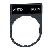 Schneider Electric - Bezeichnungsschild für Befehlsgeräte Schildträger 30x40mm ZBY2164 f. Geräte D22mm − 10 Stück