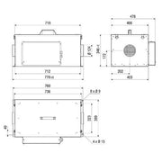 Maico - Ventilator für Rohreinbau Compaktbox ECR 12-2 EC DN 125