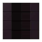 Jung - Abdeckung/Bedienelement für Installationsschalterprogramme Tastensatz 4fach LC 504 TSA 248 noir divoire