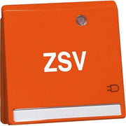 Peha - Schalter-/Steckdosenkombination SCHUKO-Steckdose orange D20.6511.332 #018111 16A 250V 2-pol.ZSV