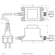 EVN Lichttechnik - Trafo für NV-Lichtsystem/NV-Halogenlampe Trafo ABT 020 20W IP44