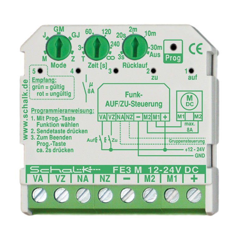 Schalk - Funkempfänger Funkschaltsystem FE3 M (12-24V DC)