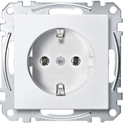 Merten - Steckdose SCHUKO-Steckdose pws MEG2401-0619 Schraub-Liftklemme