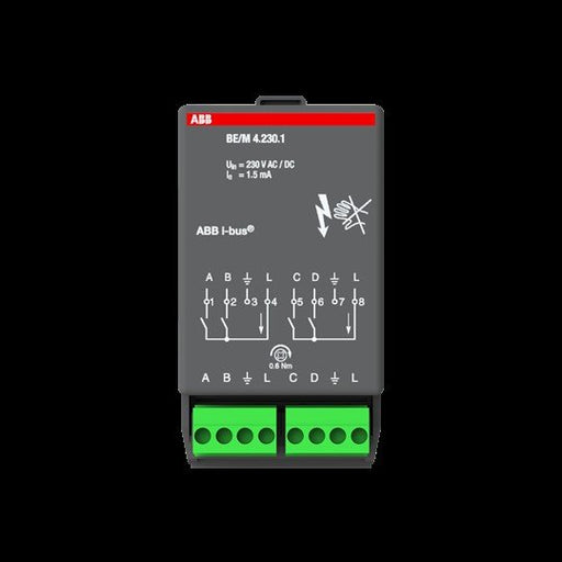 ABB Stotz S&J - Bussystem-Binäreingang Binäreingangsmodul BE/M4.230.1 230V