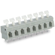 WAGO - Leiterplattenklemme 257-552 Drücker,2,5 mm²,grau − 70 Stück