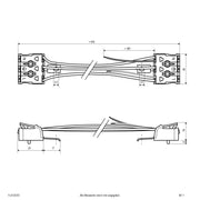 EVN Lichttechnik - Mechanisches Zubehör/Ersatzteile für Leuchten Durchgangsverdrahtungsset FLS12DV3