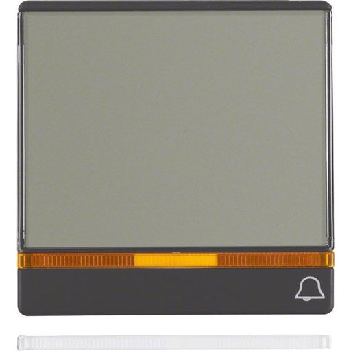 Berker - Abdeckung/Bedienelement für Installationsschalterprogramme Wippe anth/sa 16966076 Symbol Klingel