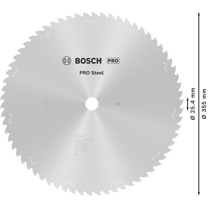 Bosch - Kreissägeblatt PRO Steel Kreissägeblatt 2608844870 für Kreissägen