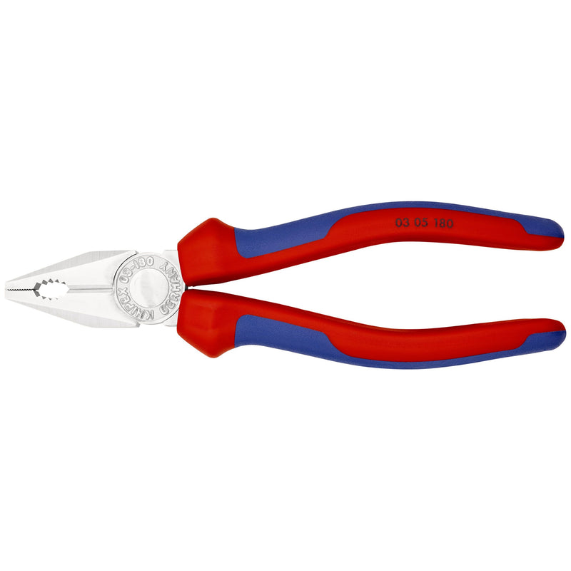 Knipex - Kombizange 03 05 180 SB verchromt, 180mm