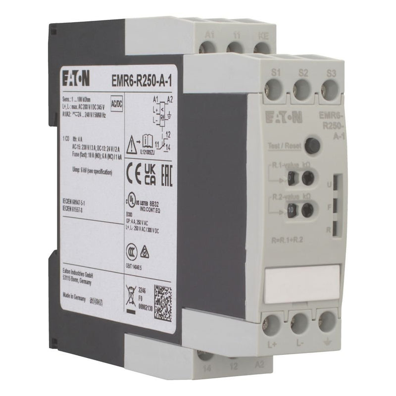 Eaton - Isolations-/Erdschlussüberwachungsgerät Isolationswächter EMR6-R250-A-1 0-250VAC 0-300VDC