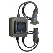 Walther Werke - CEE-Steckdosen-Kombination (IEC 60309) CEE Stromzähler-Leitung 64Z1010 3m, 16A 3P 230V IP54