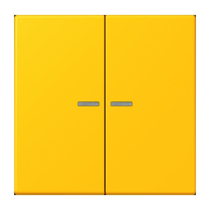 Jung - Bedienelement intelligent Taster 2fach BT LC 17102 263 le jaune vif