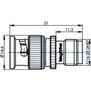 Telegärtner - Koax-Kupplung Adapter BNC-TNC (M-F) 100023675 − 5 Stück