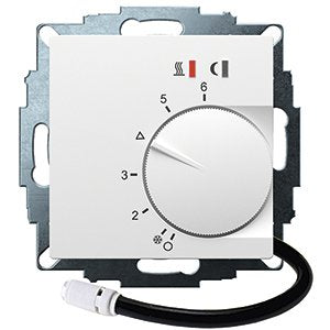 Eberle Controls - Raumthermostat/Uhrenthermostat UP-Raumregler 10-40CAC230V UTE2800-L-RAL9016M55 16A, 1 Schließer
