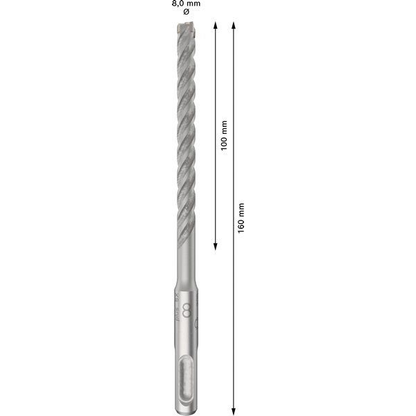 Bosch - Bohrer PRO SDS plus-5X 2608833899VE(10) Hammerbohrer 8 x 100
