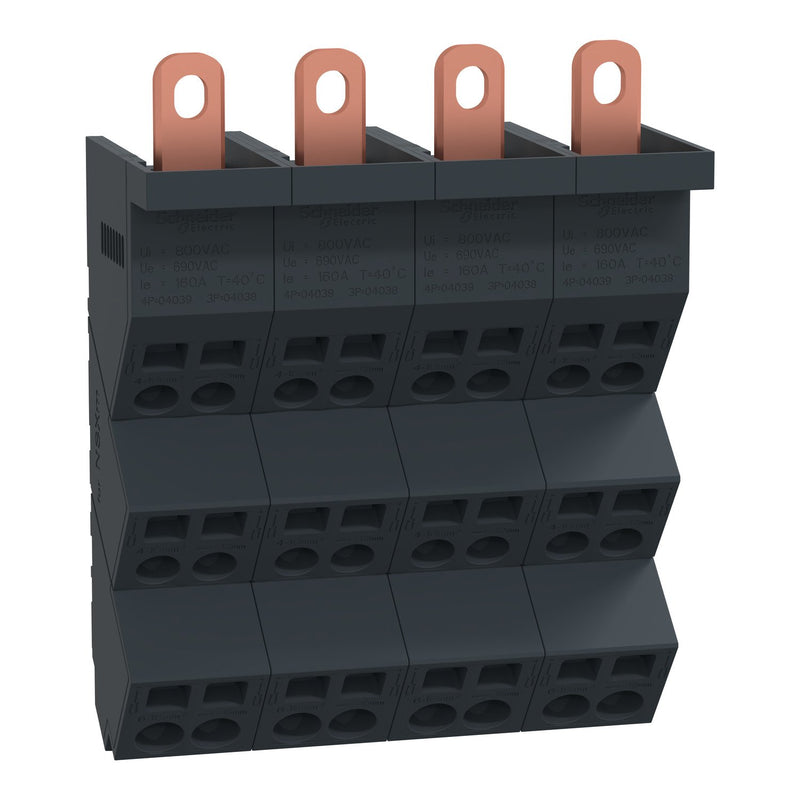 Schneider Electric - Hauptleitungsklemme Linergy DP PrismaSeT-P LVS04039 Verteilerblock 160A
