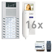 TCS Tür Control - Türsprech-Set Videopack 16 PVE15160-0010 AVE 16 Tasten AP