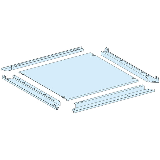 Schneider Electric - Einführungsflansch für Kleingehäuse/Schaltschrank Kabeleinführungsplatte LVS08488 BxT=800x400mm