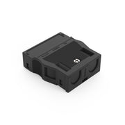 WAGO - Zubehör/Ersatzteile für steckbare Gebäudeinstallation Zugentlastungsgehäuse 770-504/023-000 2 Leitungen,schwarz − 25 Stück