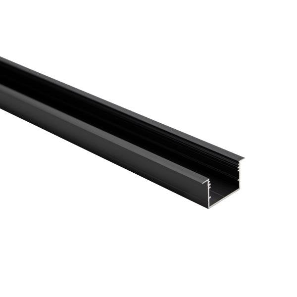 Brumberg Leuchten - Mechanisches Zubehör/Ersatzteile für Leuchten LED-Anbauprofil 53759080 2m, schwarz
