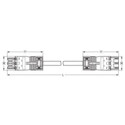 WAGO - Konfektionierte Leitung für steckbare Gebäudeinstallation konfekt.Verbindungsleitung 771-6993/016-602 Eca,Buchse Stecker