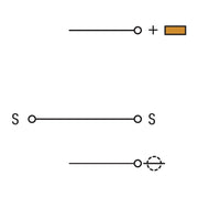 WAGO - Initiator/Aktor-Reihenklemme Aktorenklemme 280-585 mit Schirmanschluss − 50 Stück