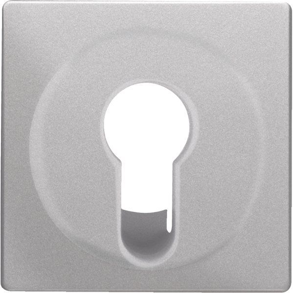 Berker - Abdeckung/Bedienelement für Installationsschalterprogramme Zentralstück alu/lack 15076084 Schlüsselschalt/Tast
