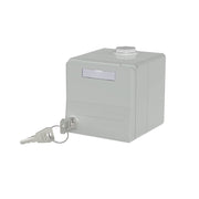 Metz Connect - Kommunikationsanschlussdose Kupfer IP44 Modul-AP-Geh. 1309470003KI grau für Keystone − 1 Stück