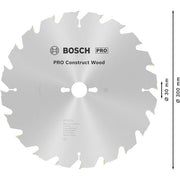 Bosch - Kreissägeblatt PRO Construct Wood 2608640690 Kreissägeblatt 300 x