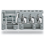 WAGO - Leiterplattenklemme 3LeiterLeiterplattenklemme 742-163 2,5 mm²,grau − 100 Stück