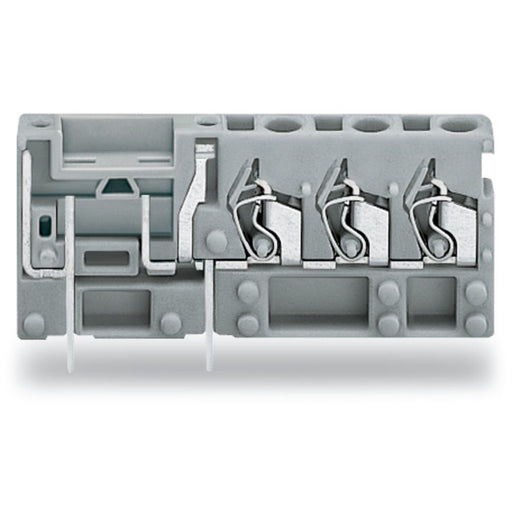 WAGO - Leiterplattenklemme 3LeiterLeiterplattenklemme 742-163 2,5 mm²,grau − 100 Stück