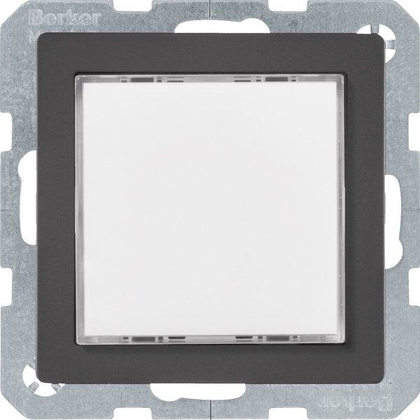 Berker - Info-Lichtsignal für Installationsschalterprogramme LED-Signallicht weiß 29536086 anthrazit samt