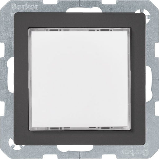 Berker - Info-Lichtsignal für Installationsschalterprogramme LED-Signallicht weiß 29536086 anthrazit samt