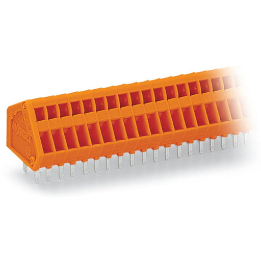 WAGO - Leiterplattenklemme GDS-Klemme 233-410 10-p, 2,54mm,orange − 180 Stück